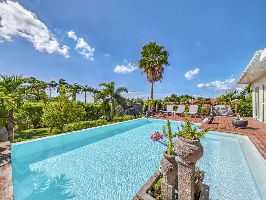 4.Location Villa piscine vue mer Saint François Guadeloupe_piscine